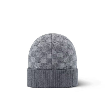 "LV" Beanie Grau